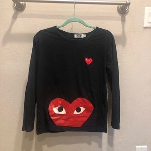 comme des garcons long sleeve shirt